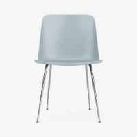 Bild von &Tradition HW6 Rely Chair SH: 46 cm – Hellblau/Chrombasis