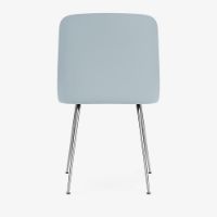 Bild von &Tradition HW6 Rely Chair SH: 46 cm – Hellblau/Chrombasis