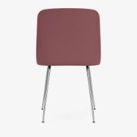 Bild von &Tradition HW6 Rely Chair SH: 46 cm – Rotbraun/Chrombasis