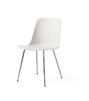 Bild von &Tradition HW6 Rely Chair SH: 46 cm – Gestell Weiß/Chrom