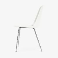 Bild von &Tradition HW6 Rely Chair SH: 46 cm – Gestell Weiß/Chrom