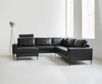 Bild von Mogens Hansen Kopfstütze für MH 221 Sofa L: 60 cm – Premium-Leder / Schwarz