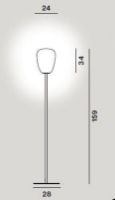 Bild von Foscarini Rituals 1 Stehleuchte H: 159 cm – Graphit/Weiß