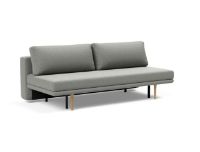 Bild von Innovation Living Black Label ILB 300 abnehmbares Schlafsofa, L: 200 cm – Mahogataubengrau/lackierte Eiche