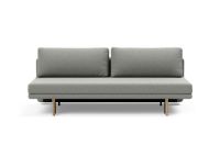 Bild von Innovation Living Black Label ILB 300 abnehmbares Schlafsofa, L: 200 cm – Mahogataubengrau/lackierte Eiche