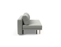 Bild von Innovation Living Black Label ILB 300 abnehmbares Schlafsofa, L: 200 cm – Mahogataubengrau/lackierte Eiche