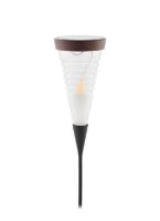 Bild von Sirius Aston Solar-Taschenlampe H: 50 cm – Schwarz/Braun