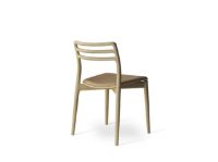 Bild von Vipp 481 Cabin Chair SH: 45,5 cm – Helle Eiche mit Sandleder