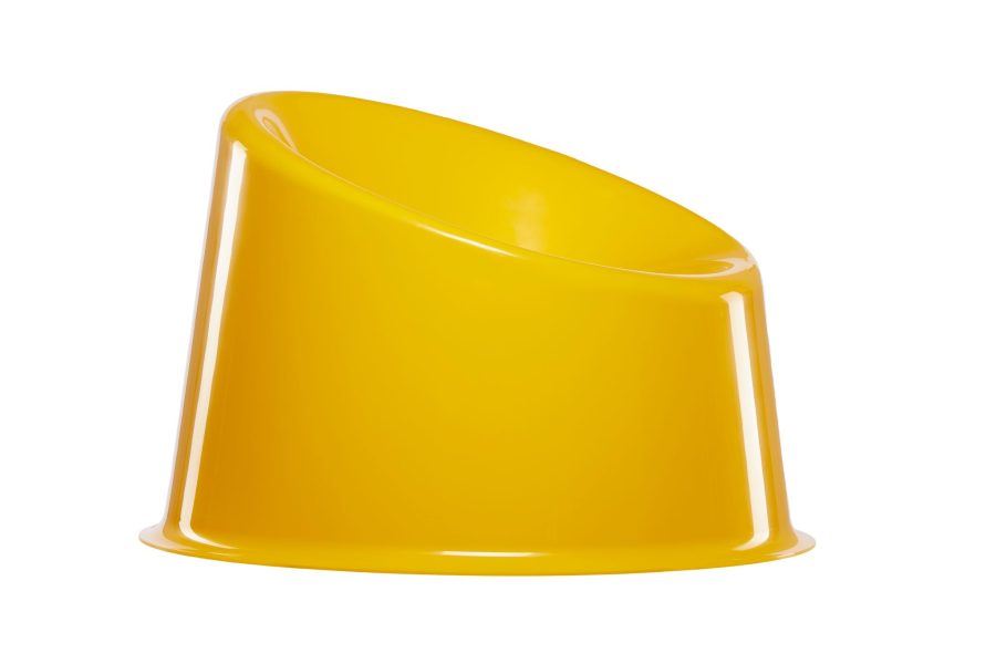 Bild von Verpan Panto Pop Chair Ø: 81 cm - Yellow