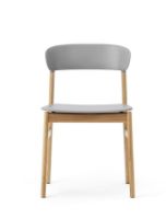 Bild von Normann Copenhagen Herit Stuhl SH: 45 cm – Gestell Eiche / Grau