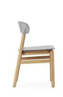 Bild von Normann Copenhagen Herit Stuhl SH: 45 cm – Gestell Eiche / Grau