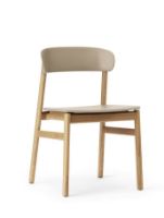 Bild von Normann Copenhagen Herit Stuhl SH: 45 cm – Gestell Eiche / Sand