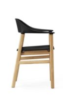 Bild von Normann Copenhagen Herit Sessel SH: 45 cm – Gestell Eiche/Schwarz