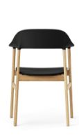 Bild von Normann Copenhagen Herit Sessel SH: 45 cm – Gestell Eiche/Schwarz