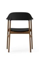 Bild von Normann Copenhagen Herit Sessel SH: 45 cm – Gestell aus geräucherter Eiche/Schwarz