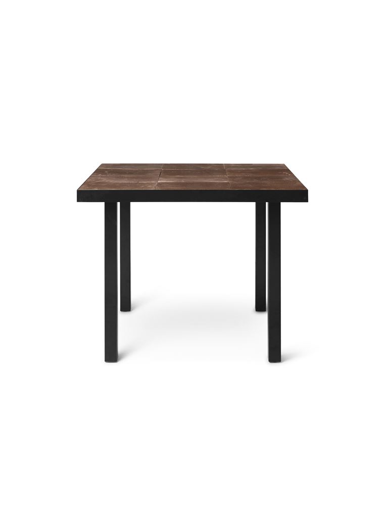 Bild von Ferm Living Flod Cafétisch 74x81,1 cm - Mokka/Schwarz