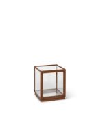 Bild von Ferm Living Miru Glass Montre 40x40 cm - Dunkel gebeizte Eiche