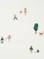 Bild von Ferm Living The Park Tapete L: 10 m – gebrochenes Weiß