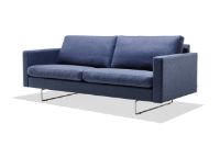 Bild von Søren Lund SL 429 2,5 Pers. Sofa L: 214 cm – Main Line Flax Blue/K 16 Gestell Edelstahl