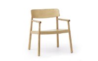 Bild von Normann Copenhagen Timb Lounge-Sessel SH: 42 cm – Hellbraun