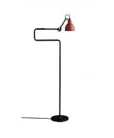 Bild von DCW Editions Lampe Gras N411 Stehleuchte Rund H: 121cm - Schwarz/Rot