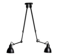 Bild von DCW Editions Lampe Gras N302 Doppelpendelleuchte H: 92 cm – Schwarz/Schwarz