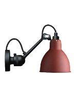 Bild von DCW Editions Lampe Gras N304 Wandleuchte Rund H: 14cm - Schwarz/Rot