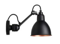 Bild von DCW Editions Lampe Gras N304 Wandleuchte Rund H: 14cm - Schwarz/Schwarz/Kupfer