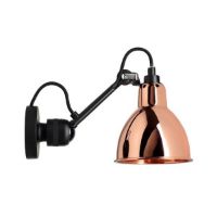 Bild von DCW Editions Lampe Gras N304 Wandleuchte Rund H: 14cm - Schwarz/Kupfer