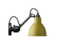 Bild von DCW Editions Lampe Gras N304 Wandleuchte Rund H: 14cm - Schwarz/Gelb