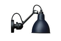 Bild von DCW Editions Lampe Gras N304 Wandleuchte Rund H: 14cm - Schwarz/Blau