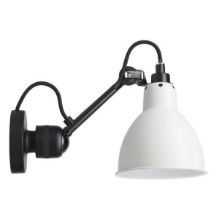 Bild von DCW Editions Lampe Gras N304CA Wandleuchte Rund mit Kabel H: 14cm - Schwarz/Weiß