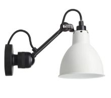 Bild von DCW Editions Lampe Gras N304SW Wandleuchte Rund mit Schalter H: 14cm - Schwarz/Weiß