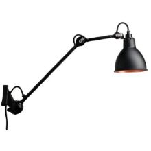 Bild von DCW Editions Lampe Gras N222 Wandleuchte Rund H: 40cm - Schwarz/Schwarz/Kupfer