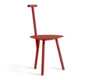 Bild von Please Wait To Be Seated Spade Chair SH: 45 cm – Baskenrot