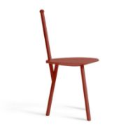 Bild von Please Wait To Be Seated Spade Chair SH: 45 cm – Baskenrot