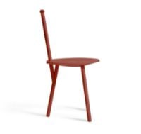 Bild von Please Wait To Be Seated Spade Chair SH: 45 cm – Baskenrot