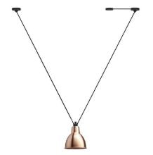 Bild von DCW Editions Lampe Gras N323 L Pendelleuchte rund Les Acrobates De Gras H: 300 cm – Schwarz/Kupfer/Weiß