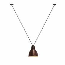 Bild von DCW Editions Lampe Gras N323 XL Pendelleuchte rund Les Acrobates De Gras H: 300 cm – Schwarz/Rohes Kupfer