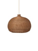 Bild von Ferm Living Geflochtener Lampenschirm Belly Ø: 54 cm - Natur