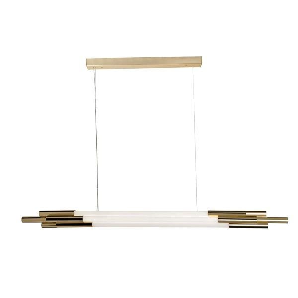 Bild von DCW Editions Mantis ORG 1300 Horizontale Pendelleuchte L: 130 cm – Gold