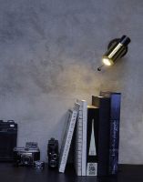 Bild von DCW Editions Biny Spot LED Wand- und Deckenleuchte mit Arm Ø: 6,5 cm - Schwarz/Gold