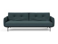 Bild von Innovation Living Black Label ILB 201 Schlafsofa mit Armlehnen L: 226 cm – Mahoga Dunkelblau/Schwarz