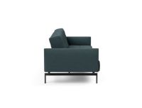 Bild von Innovation Living Black Label ILB 201 Schlafsofa mit Armlehnen L: 226 cm – Mahoga Dunkelblau/Schwarz