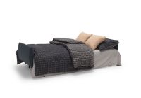 Bild von Innovation Living Black Label ILB 201 Schlafsofa mit Armlehnen L: 226 cm – Mahoga Dunkelblau/Schwarz