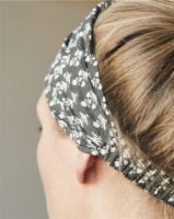 Bild von Meraki Lutea Haarband 28x16,5 cm - Cremeweiß / Grau OUTLET