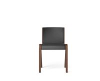 Bild von Audo Copenhagen Ready Dining Chair, vorne gepolstert, SH: 48 cm – Rot gebeizte Eiche/Dakar 0842