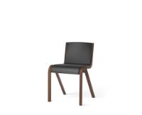 Bild von Audo Copenhagen Ready Dining Chair, vorne gepolstert, SH: 48 cm – Rot gebeizte Eiche/Dakar 0842