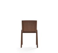 Bild von Audo Copenhagen Ready Dining Chair, vorne gepolstert, SH: 48 cm – Rot gebeizte Eiche/Bouclé 02