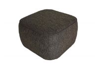 Bild von Hübsch Cube Puf 57x57 cm - Mørkebrun